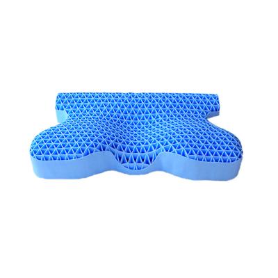 China New Design Massage Orthopedic Neck Pillow Cooling Neck Butterfly Design Pillow Band Wave Soft Washable Breathable Pillow for sale