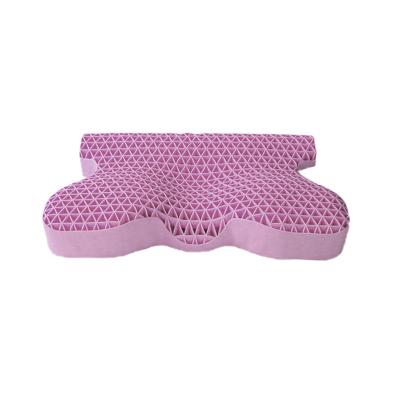 China Wholesale Massage Factory Resilience Butterfly Design Comfortable Washable Good Strip Gel Sleep Pillow for sale