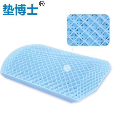 China Massage Chair Office Massage Back Lumbar Support Pillow Mesh Air Back Cushion Auto Interior Car Bed Back Pad Cushion Protector for sale