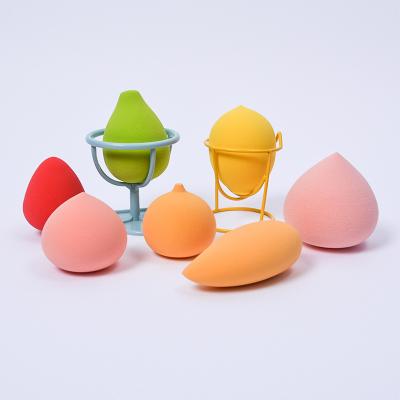 China Powdery Cake Tips Low MOQ Fruit Shape Non-latex Beauty Sponge Face Makeup Sponge for sale