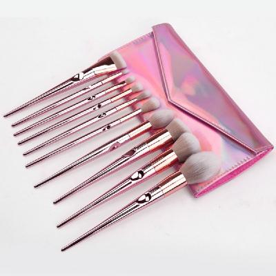 Китай Smudge Brush Make Up 10pcs/set Private Label Cosmetic Powder Eyeshadow Beauty Blending Base Blush Set продается