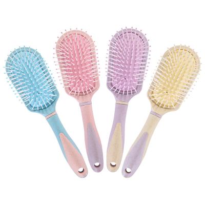 China 2021 Comfortable Hot Selling Scalp Massager Sweep Comb Air Cushion Cute Colorful Pink Hot Twist Hair Comb for sale