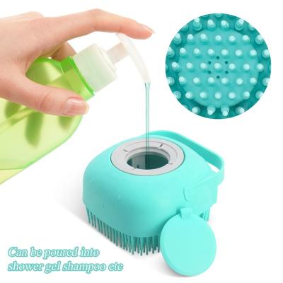 China Wholesale Hot Selling Waterproof Body Care Baby Bath Hair Massage Shampoo Soft Brush, Silicone Bath Brush For Baby for sale