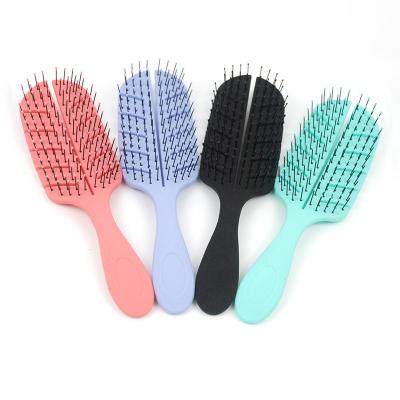 Chine Fashion Scalp Massager Waterproof Duct Quickly Drying Plastic Hair Detangling Comb Custom Hair à vendre