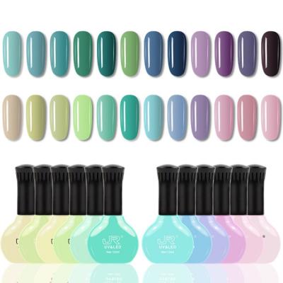 China Best Selling Nail Art DIY 96 Color Bottles Light Therapy Glue Gel Nail Polish 12 Color Set Nail Polish for sale