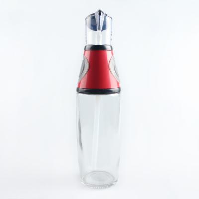 China Freshness Preservation 500ml 16.5oz Olive Oil Dispenser Glass Bottle with Dripless Spouts for sale