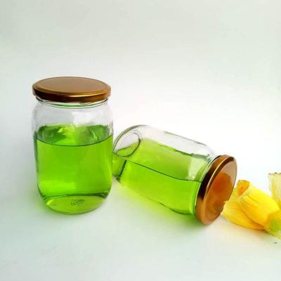 China 350ml recyclable wholesale glass food jar with high quality and competitive price for sale