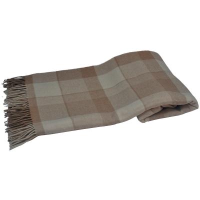 Cina PHOENIX Christmas Blanket 100 Camel Throw Blanket BLUE Plaid Festival Wearable Geometric Anti-pilling Winter in vendita