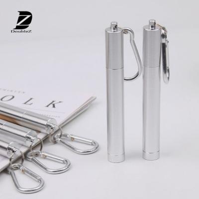 China Stainless Steel Disposable Promotional Telescopic Straws for sale