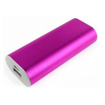 China Customized factory direct custom logo 18650 battery colors mobile phone power bank 5200mah super slim various for sale