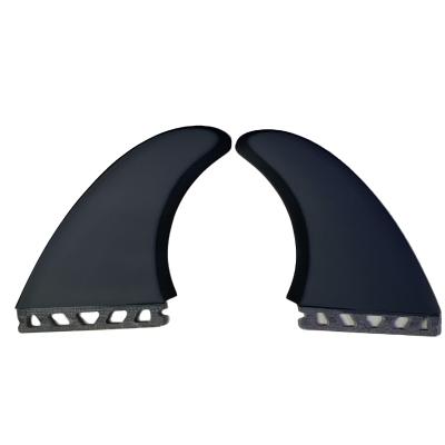 China Best Selling Unisex GFK Keel Fins Full Fiberglass Twin Fins Keel Fins For Surfing for sale