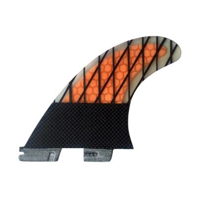 China Best Selling Unisex Carbon Fiber Surfboard Fins Twin Tag II Tag II Thruster Fin Low Surf Fin Set For Surfing for sale