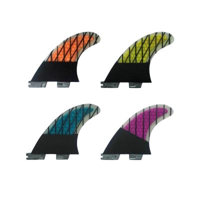 China Tab2 Surfboard Fins Unisex Double Twin Tabs Honeycomb II Surf Fins S/M/L Size Thruster Fin for sale