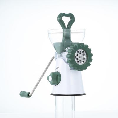 China Viable Manual Multifunctional Metal Meat Grinder Small Baby Food Mincer Minced Sale for sale