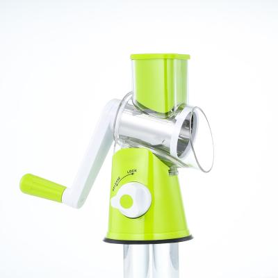 China Manual Multi Viable Round Cheese Nuts Grater Spiral Slicer Onion Potato Cutter Fruit Vegetable Vegetable for sale