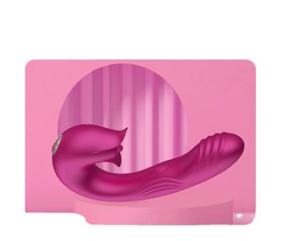 China Powerful Sex Sucking Toy Black Bag Gift Vibration Vaginal Massager Suck Vibrator and Lick Clit Vibrator for Women for sale