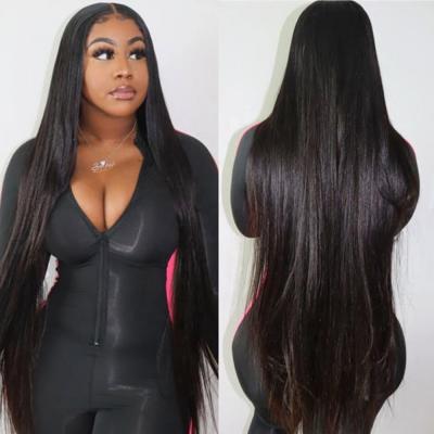 China Wholesale 150 Density Curly Full HD Straight Curl AFL Lace Front Human Hair Wig 40inch Brazilian Virgin Hair for sale