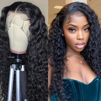 China Raw Curly Curly Cuticle Aligned Virgin Hair 34 Inch 13x6 Hd Swiss Lace Headband Natural Kinky Curly Human Hair Wigs For Black Women for sale