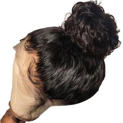 China Raw Curly Straight AFL 40inch HD Lace Cuticle Aligned Brazilian Virgin Hair Wigs 360 Full Lace Wigs With Baby Hair for sale