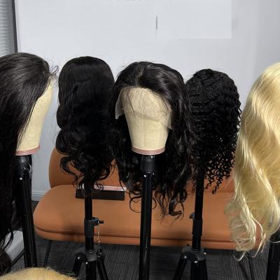 China Curly AFL Human Hair 13x6 Wigs Loose Straight Unprocessed Virgin Brazilian Human Hair Lace Front Wig For Black Women for sale