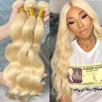 China Strengthen weft 30 londe 613 inch hair extension vendors bundles frontal wig 13x6 lace body wave virgin swiss wave wholesale for sale