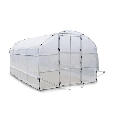 China Single Span ONE Round One Level RoofTunnel Garden Greenhouse for sale