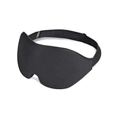 China Shading Frontier Aviation Lightweight Breathable Black Summer Sleeping Mask Amazon 3d Stereo Noseless Shading Eye Mask for sale