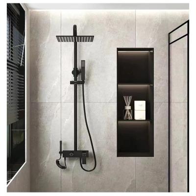 China Modern High Quality 304 Square Embedded Wall Shower Niche For Bathroom Recessed Shower Niche for sale