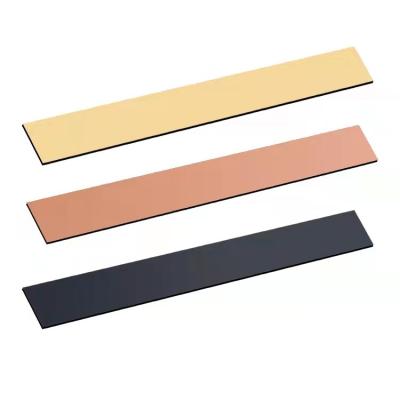 China Modern hot sales 304 stainless steel flat tile trim ceramic tile strips for wall and ceiling decoration line for sale