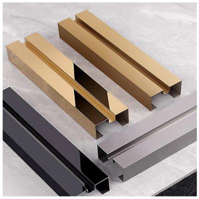 China Free Samples Modern Factory Price Special Form Stainless Steel Tile Trim for sale