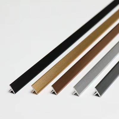 China Free Sample Modern Stainless Steel T Shape Edge Tile Trim Profile Floor Cover Strips Tile Trim Wall Decoration for sale