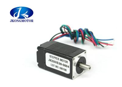 China motor de pasos de la nema 8 del esfuerzo de torsión del 180g.Cm, motor de pasos del micrófono del alambre 0.6A 4 de 20*20*30m m en venta