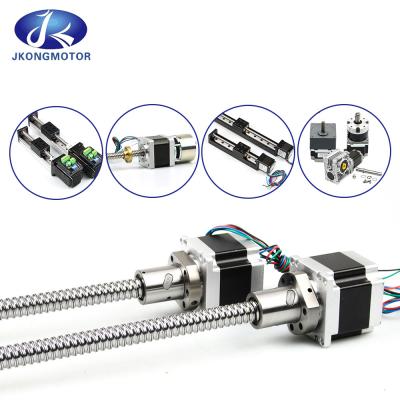 Cina Jkongmotor motore a vite a sfera 2.8A 23HS10028-SFU1204 vite a 300 mm Nema23 motore a passo per motore a vite a sfera a guida lineare a vermi CNC in vendita