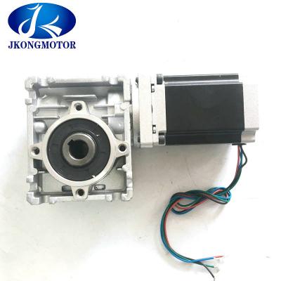 China Nema 23 Geared Stepper Motor 54oz.In - 425oz.In High Torque Worm Gear Motor 57mm for CNC machine for sale