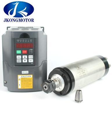 China Φ125 4.5KW ER25 Spindle Motor Water Cooled For CNC Router 220V / 380V for sale