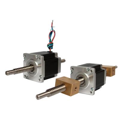 China 186mm Screw Non Captive Nema 23  Linear Stepper Motor 1.8 Degree 21kg.Cm 2.8A for sale