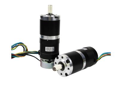 China 3 Phase 4 Poles 24v 35w Geared Brushless Motor With Brake for sale