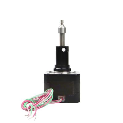 China 5v 12V 2 Phase 42mm sichernder Linear-Verstellgeräte Nema17 DC-Leitspindelschrittmotor zu verkaufen