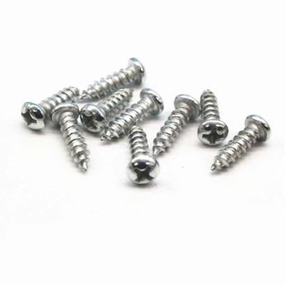 China Self Tapping Screw M2 M2.5 M3 M3.5 M4 M5 M5.5 M6 Pan Galvanized Phillips Pan Head for sale