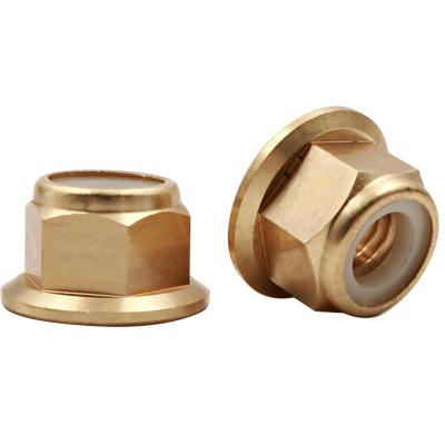 China Brass Flange Copper Nut M3M4M5M6M8 for sale