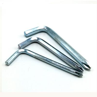 China Dead Torque Steel L Type Cross Key Screw Phillips Allen Key Hex OEM Customerzied Allen Wrench M4 M5 M6 for sale