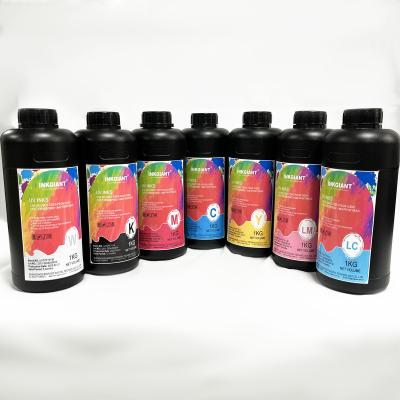 China Good Quality Quick Dry 9 Color UV Ink Used For DTF UV Printer For Label Printing for sale