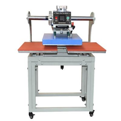 China Pneumatic Textile 50*70CM Heat Transfer Machine With Double Tabel Station for sale