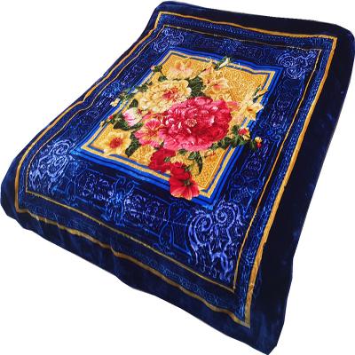 China 1ply 2ply soft and warm turkish raschel thick blankets for winter 6kg-8kg for sale