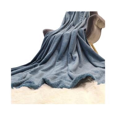 China Wholesale Cheap Soft And Warm Flannel Blanket Plush Knit Baby Wrap Covering Super Soft Throw Blankets for sale