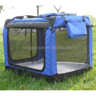 China Sustainable Pet Carrier Soft-Sided Pet Crate For Indoor And Travel for sale