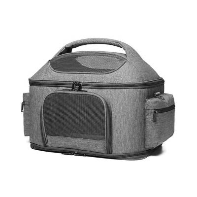 China Approved Cat Pet Soft-Sided Pet Travel Airline Dog Carrier Breathable with Mesh Window for sale