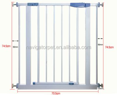 China Easily Collected Eco - Friendly Pet Baby Folding Expandable Safety Gate for sale