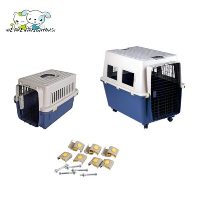 China Pet Approved Porter Kennel Cats Travel Viable Portable Airline Cage for sale