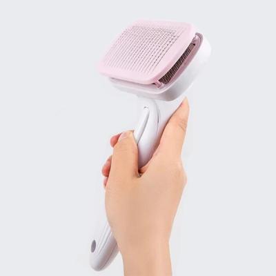 China Sustainable Pet Automatic Hair Remove Brush With Self-cleaning Function for sale